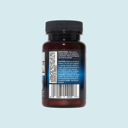 Natural Cognitive Enhancement Supplement Capsule - Non-GMO, Vegan, Gluten-Free